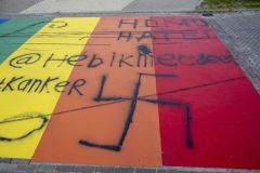 Regenboogzebrapad-Appingedam-vernield_3549