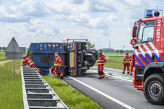 Ongeval-trailer-N33-Appingedam_2171