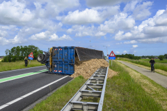 Ongeval-trailer-N33-Appingedam_2364