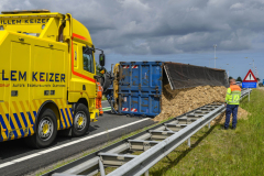 Ongeval-trailer-N33-Appingedam_2526