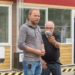 Jeroen Boer aan het woord tijdens de opening van de opvang