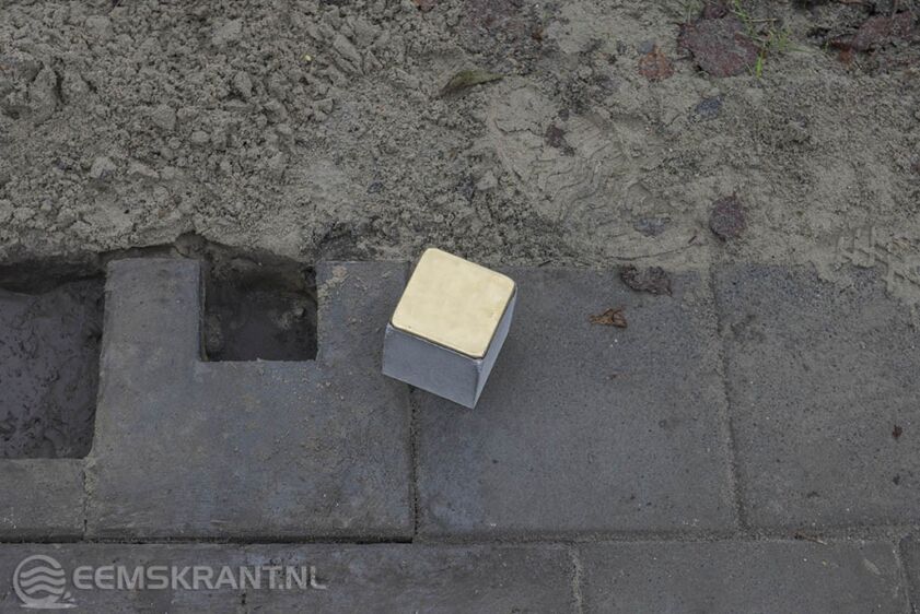 Voorbeeld Stolpersteine zonder tekst