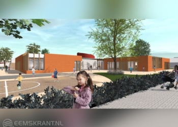 Artist impression Kindcentrum Loppersum architect: T en W architecten en adviseurs