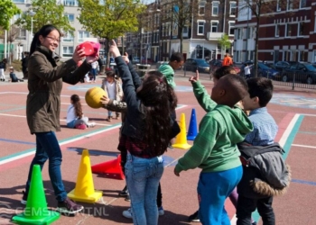 Foto van een eerdere buitenlesdag