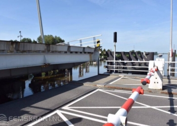 Archieffoto van de Woldbrug in Appingedam