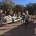 Foto kinderen in actie tijdens de plantsoenloop