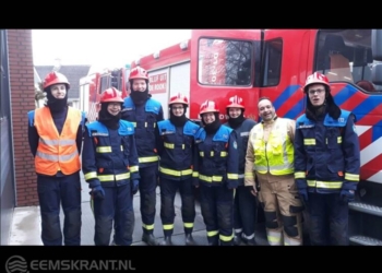 Foto: Aspiranten Jeugdbrandweer Delfzijl
