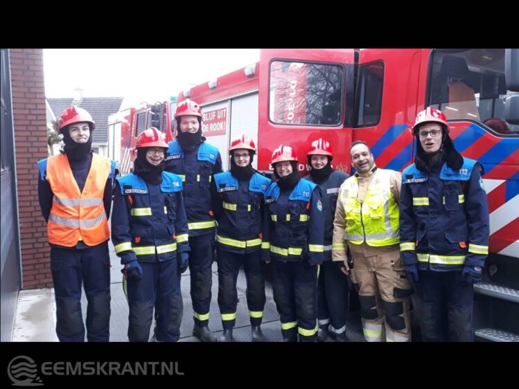 Foto: Aspiranten Jeugdbrandweer Delfzijl
