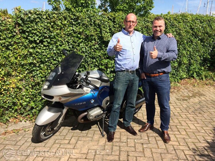 Op de foto de organisatoren Gerrit Jan Steenbergen en Ron Mulder