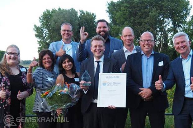 Marinus Tabak (midden) is verkozen tot plant manager van het jaar.