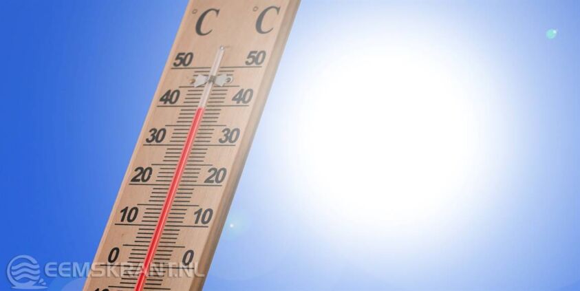 Niet eerder zo warm op 13 augustus; weerstation Nieuw Beerta meet 34,9 graden