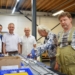 Op de foto: Bart Lensink, Meindert Joostens en Henk Warners bij de assemblage
