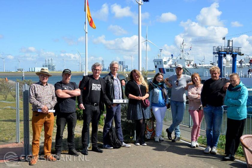 Het artistieke- en productionele team. Foto: David Woltinge