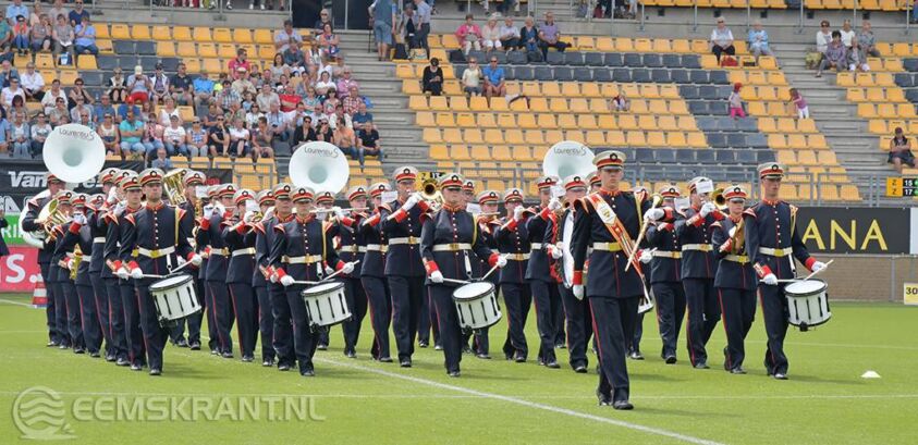 Foto: Drumfanfare Laurentius uit Voorschoten