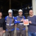 Vlnr.: Rosana Holscher, Richard Hovenga, Steffan de Hoop, Michel Dammer