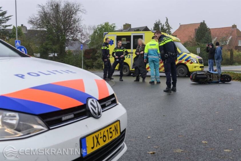 Aanrijding op de Jan Bronsweg Appingedam loopt goed af -.