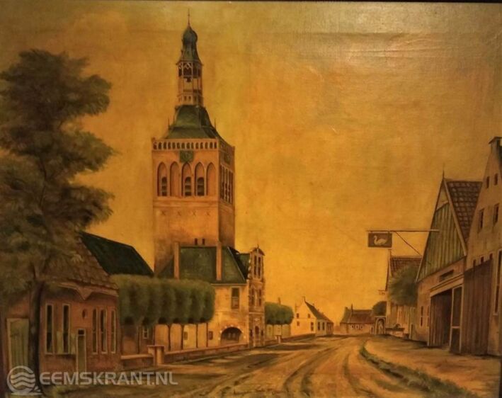 Foto: Gezicht op de Wijkstraat door Wiep Zanstra