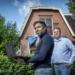 : Kasper Hovius (Kaspcreations) en Christiaan Wiepkema (Dorp in eigen hand). Foto: Corné Sparidaens