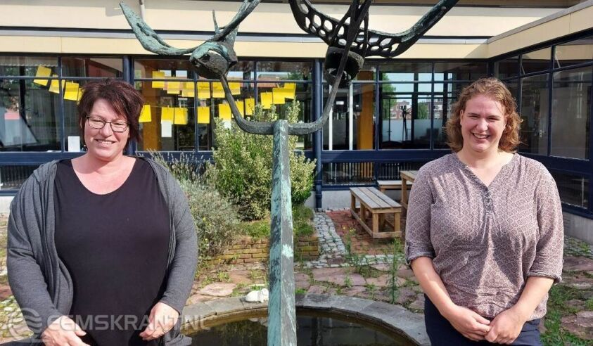 Links: Annet Topelen, sociaal werker ASWA-Welzijn Rechts: Nienke Puts, casemanager Dementie De Hoven