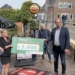 Henk Sok (Ondernemersvereniging Winsum), Anna Veldhuis (Eetcafé J&A), Erik Doorenspleet (EBG), Eltjo Dijkhuis (wethouder Het Hogeland) en Emme Groot (EBG).