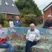 Foto: leden St. Historie Garrelsweer
Zittend: Elly Mooibroek en Geert Vos
Staand: Carin Wiersema en Douwe Dijksterhuis.