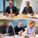 Namens de Raden van Bestuur wordt de samenwerkingsovereenkomst ondertekend door dhr. T. Tiebosch, Martini Ziekenhuis, mw. H. Sanders, OZG, dhr. R. Kaplan, Treant Zorggroep, dhr. A.G.J. van der Zee, UMCG en  dhr. H. Mulder, WZA.