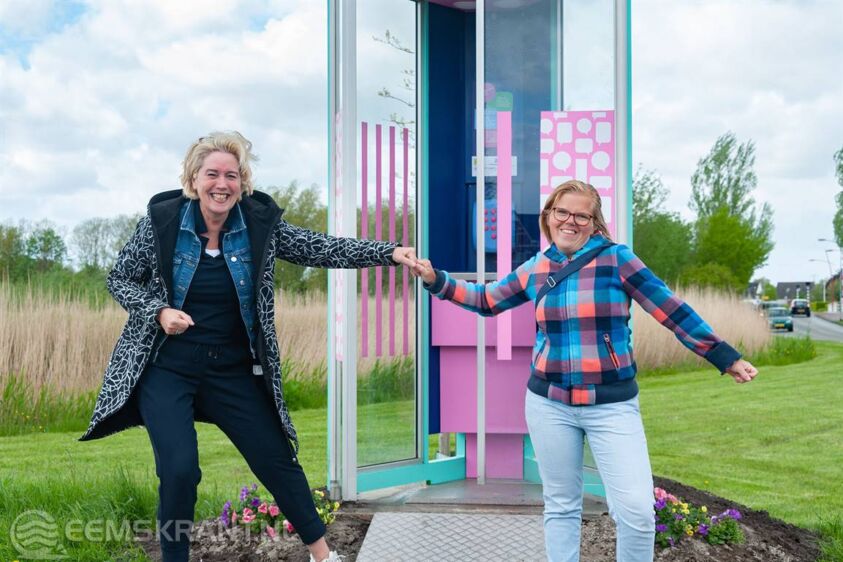 Op de foto van links naar rechts : Annalies Usmany  en Marjolein Klungel