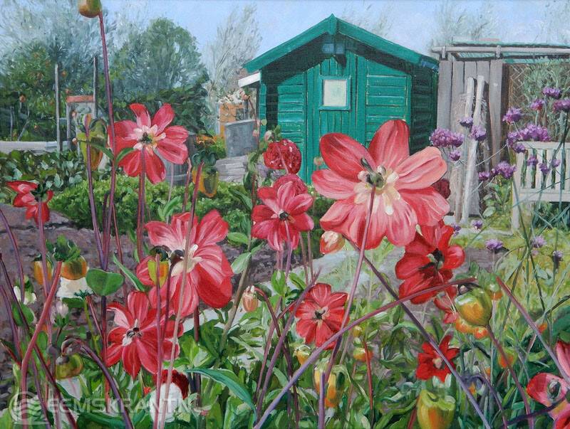 Foto: Schilderij van Theo Leijdekkers