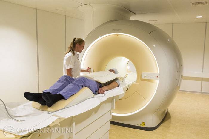 Voorbeeld van een MRI scanner