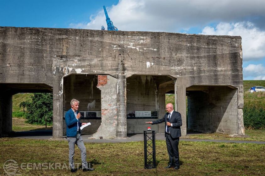 Henk Staghouwer opent Polder Breebaart en Bunkers Fiemel. Foto: Geert Job Sevink