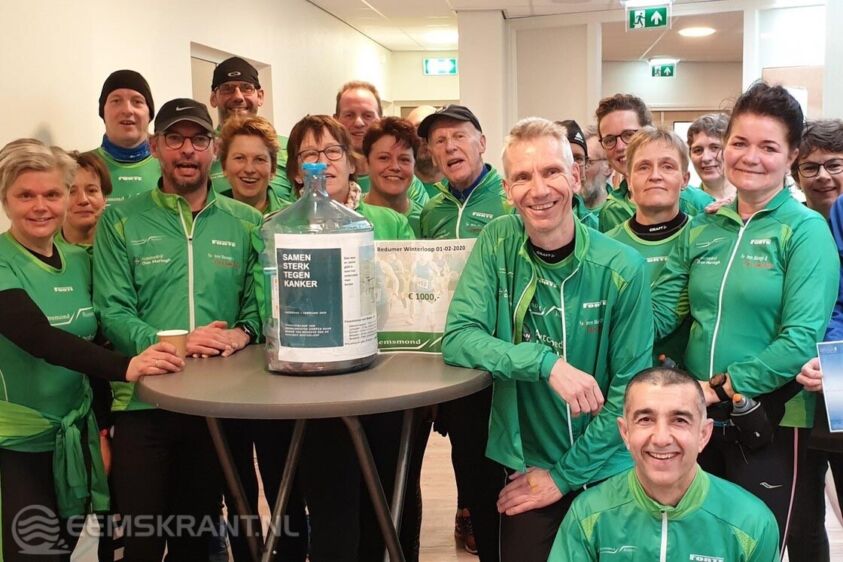 De Eemsmondrunners tijdens een eerdere actie voor een goed doel. Foto: Bertus Visser