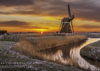 Molen bij Hoeksmeer. Foto: Bert Ottjes