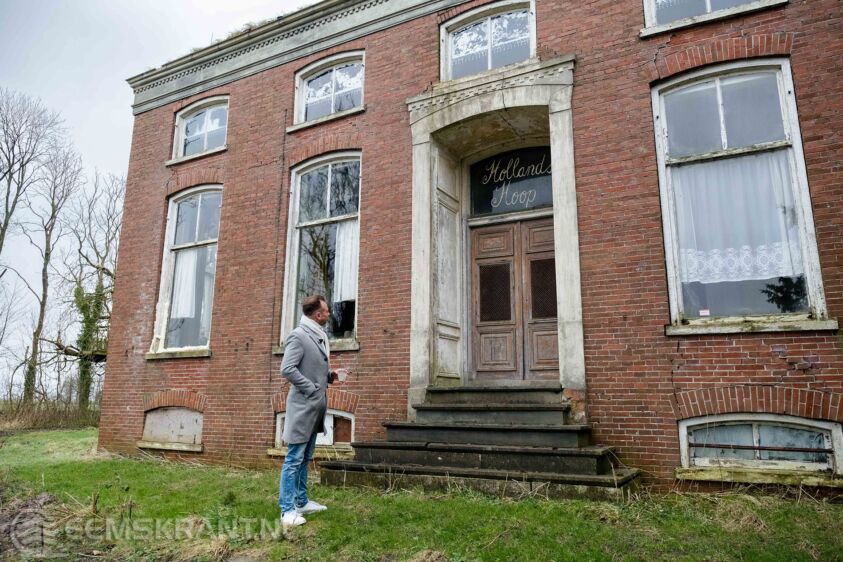 Artistiek leider en componist Reinout Douma bij boerderij Hollands Hoop. Foto: Nienke Maat