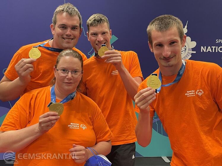 Bart Hol, Annemieke Visch, Lars Jacobsen en Colin Degenaars. Foto: Marco Hol