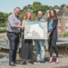 Op de foto van links naar rechts: Erich Wünker (wethouder gemeente Oldambt en vertegenwoordiger vanuit de Vereniging Groninger Gemeenten) , Mirjam Wulfse (gedeputeerde provincie Groningen), Edwin van der Woude (directeur stichting ZO Groningen en vertegenwoordiger van alle regio marketing organisaties) en Barbara Risselada (directeur Marketing Groningen). Foto: Sebastiaan Rodenhuis