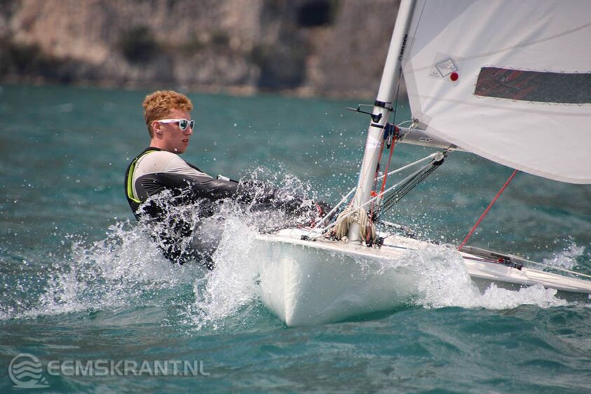 Max Cuperus in actie.  Foto: Luwe Stroosma