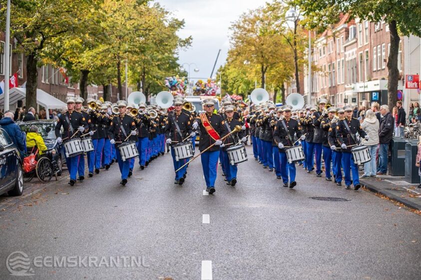 Korps "Kunst & Genoegen" uit Leiden. Foto: Jordy Kortekaas