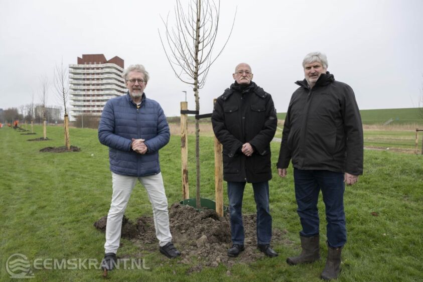 Initiatiefnemers Henk Lameijer Cor Kappen en Jan Beekman