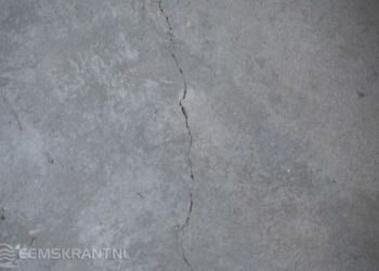 Een scheur in de fundering van een woning
