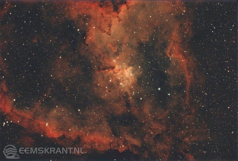 De Hart nevel in Cassiopeia. Foto: Hans Dekker