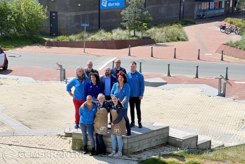 Het team van Albert Hijn Delfzijl. Foto - eigen foto Albert Heijn Delfzijl