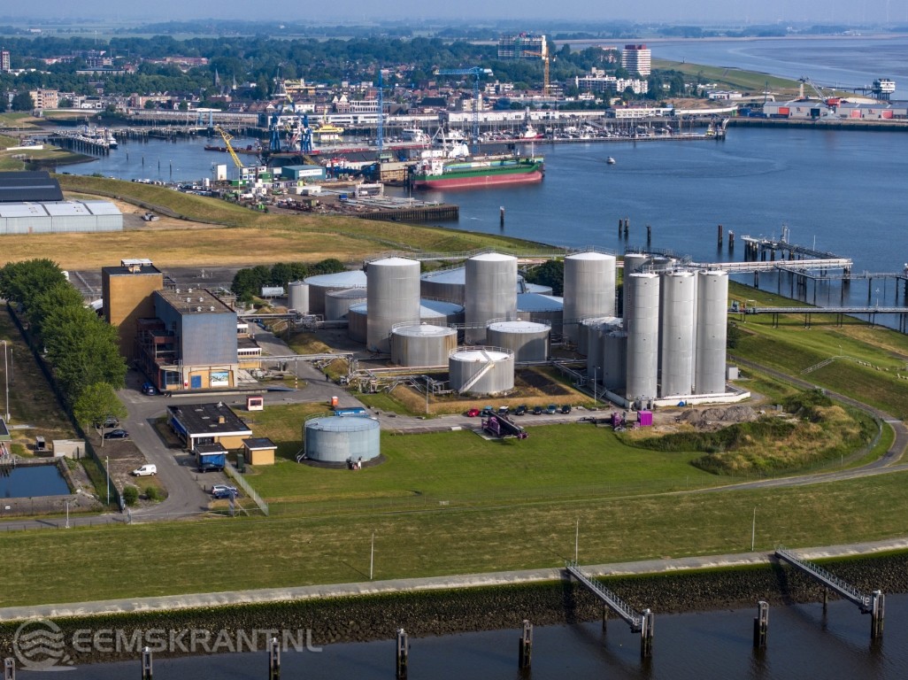 Locatie van de nieuwe Bio raffinaderij