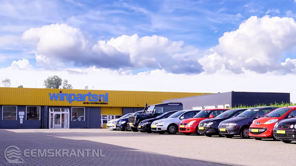 Het magazijn in Winneweer. Foto: Winparts