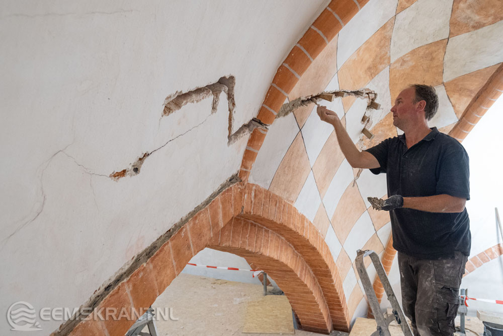 Restauratie Mariakerk 't Zandt. Foto: Janna Bathoorn