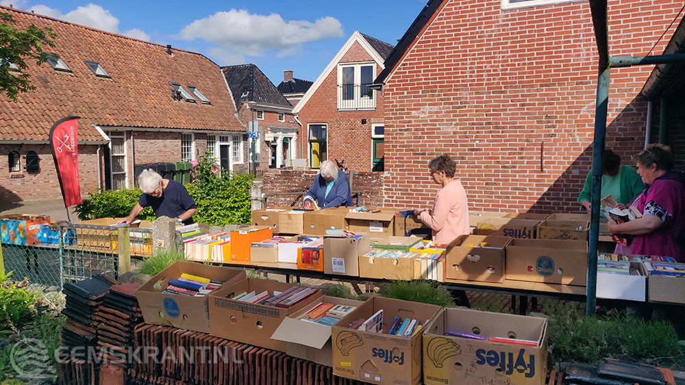 Boeken- en schijfjesmarkt in Cultuurhistorisch Centrum Loppersum