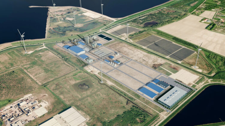 Gewenste locatie voor de nieuwe fabriek. Foto: RESiLICON
