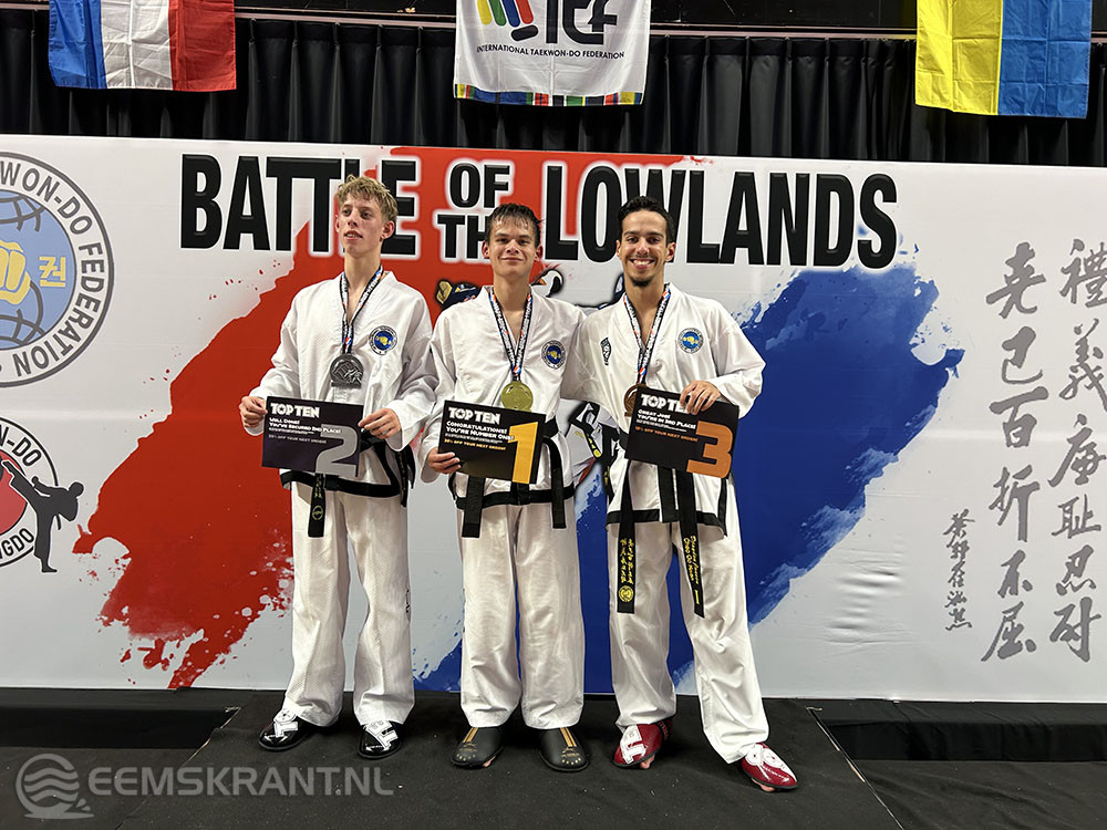 Succes voor Lennart Blaauw op internationaal taekwondotoernooi