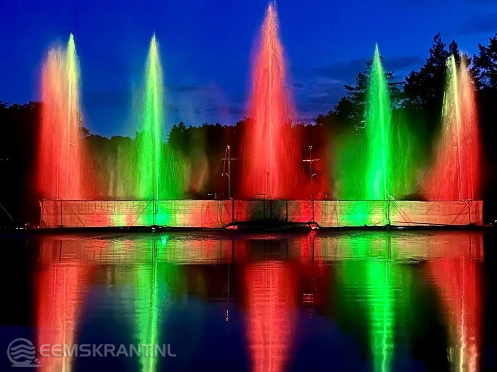 Spectaculaire watershow ‘Flames of Water’ naar Delfzijl