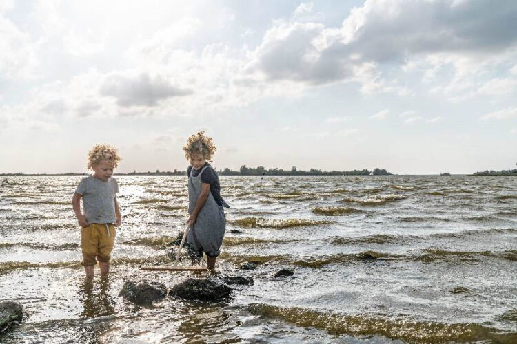 Het Lauwersmeer, waar het Reitdiep- en Waddenkustgebied samenkomen, foto: Gemeente Het Hogeland