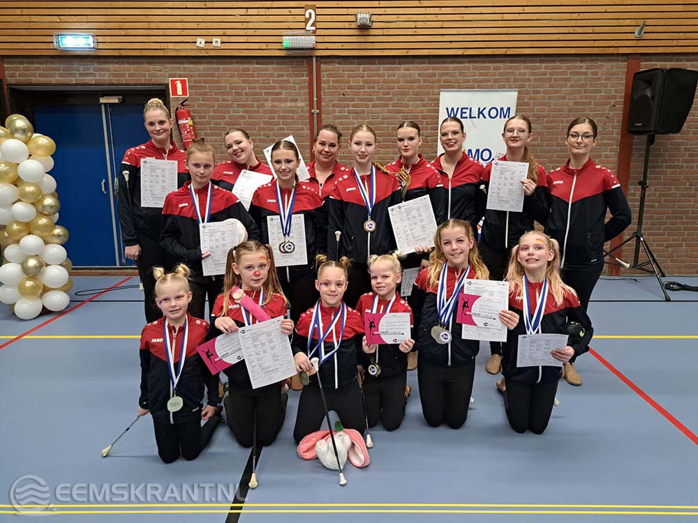 Provinciale titels voor Showteam Revolution Delfzijl